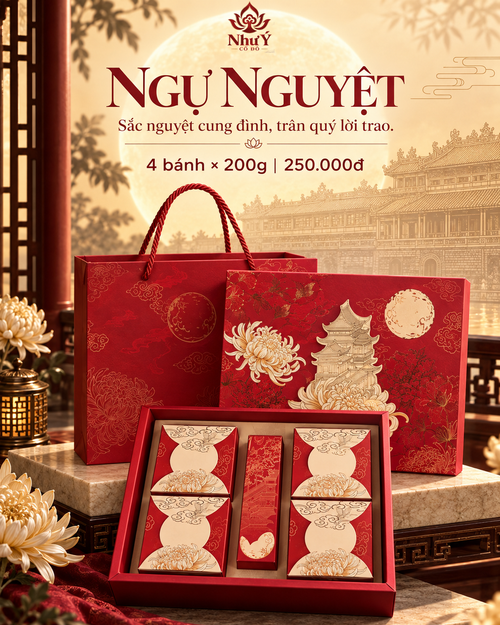 Ngự Nguyệt hộp premium 4 bánh 200g giá 250.000đ