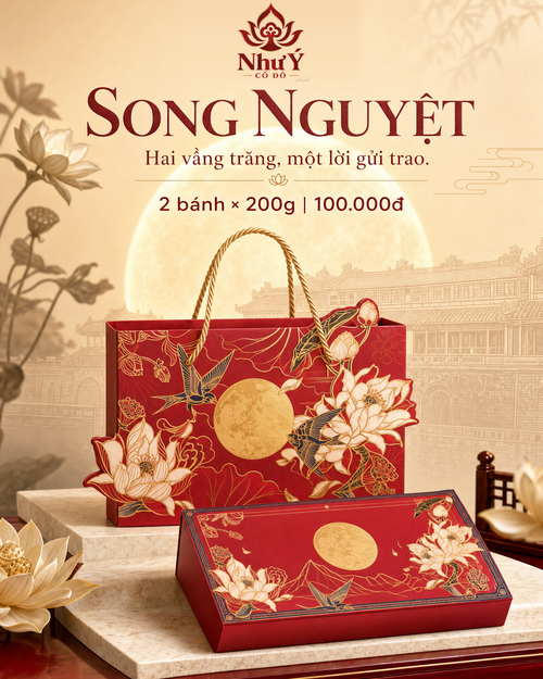 Song Nguyệt 2 bánh 200g giá 100.000đ